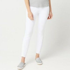 H by Halston White Skinny Pants